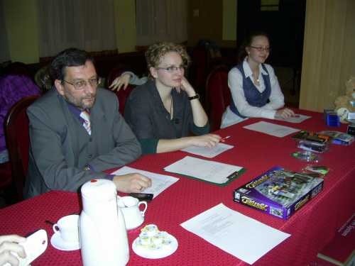 Nasze Jury: Pan Jacek Puszka,  Pani Agata Spychalska i Paulina Hańczyk 